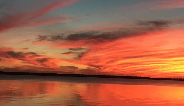 Enjoy the spectacular sunsets at our west-facing, North Channel cottage.