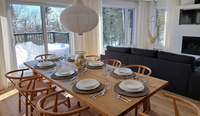 Grande Ourse Chalet Boréal, Foyer & Spa