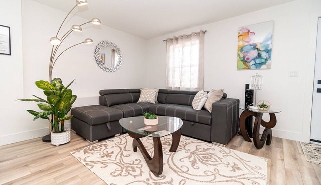 Glamorous new house basement for Business/Vacation travel