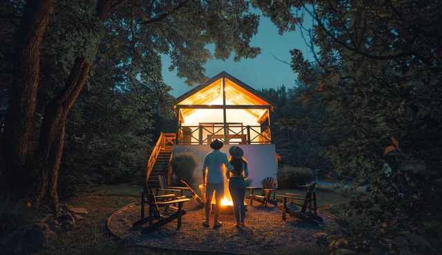 La DUNHAM LAKE CABIN - Lake, Vineyards, Cycling