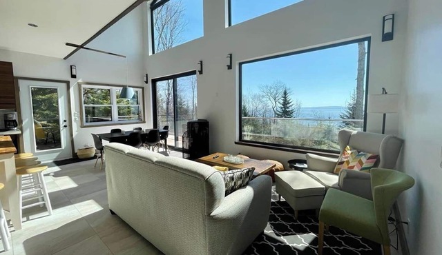 La p'tite ferme - BSP side, view, spa & pool table