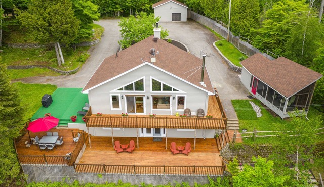 Lake Cameron Waterfront with Dock & Fireplace