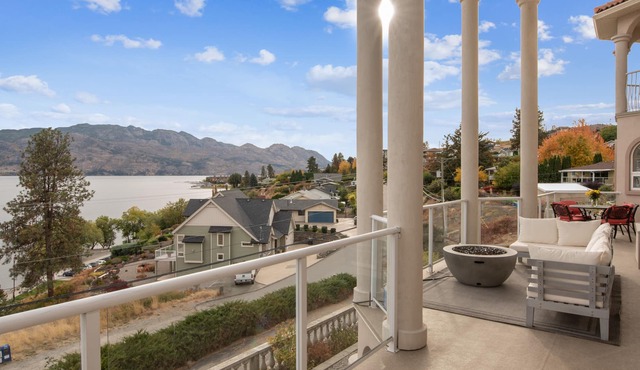 Lakeside Spanish Villa with 3 Patios + Hot Tub