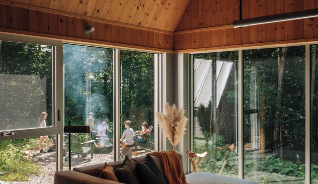 Le Bois & Lumière - Woodland Retreat, Sauna, Fire & Snowy Trails