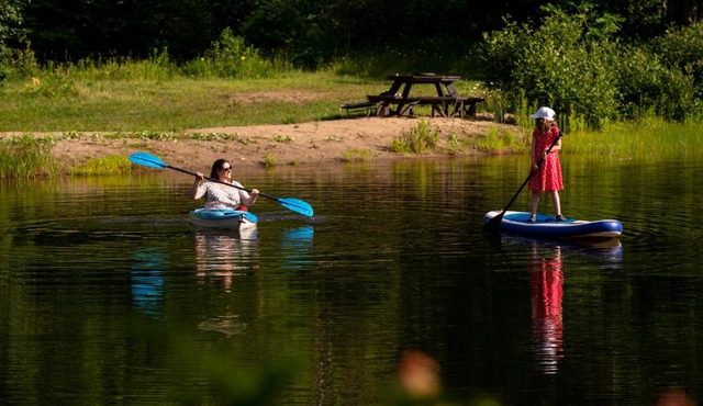 Le dôme des yourtes du petit ruisseau