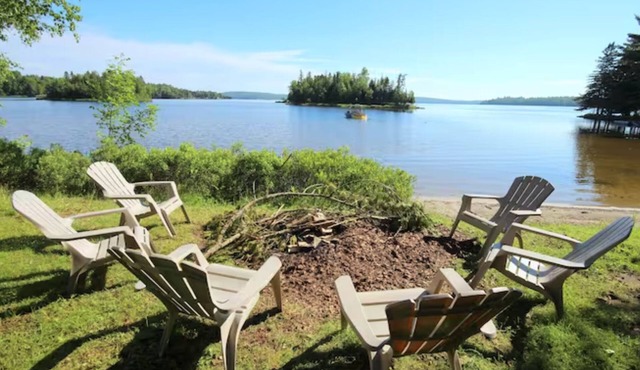Le Héron bord Grand lac-Nominingue