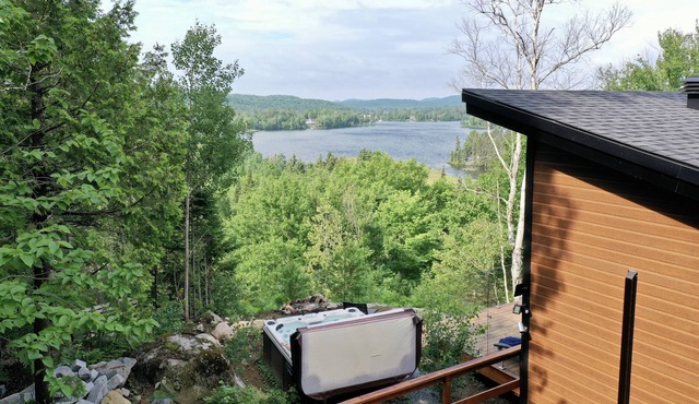 Le Nid des Colibris - Breathtaking view of Lake Ludger - 4 Seasons - Spa