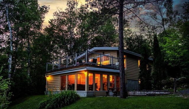 LKFRNT | Chalet VISTA – Lac Paré ✦ Spa ✦ Waterfront
