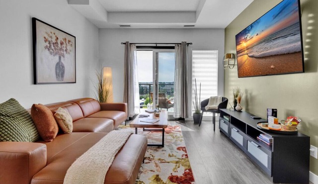 Lux Condo | 2 BR | AC | Balcony Wt BBQ