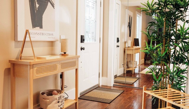 Luxury Haven Near DT | AC, Hot Tub, EV Charging