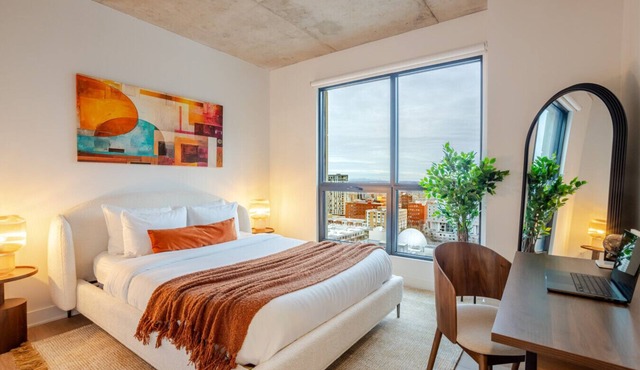Luxury High-Rise Stay | Free Parking