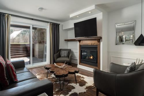 Luxury ski-in ski-out condo in St-Sauveur 2 bedrooms