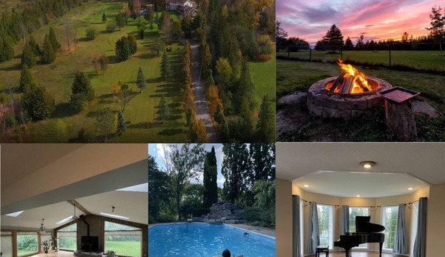 Luxury Tranquil Cottage on 10-Acre Land Close to Conversation Area and Lakes