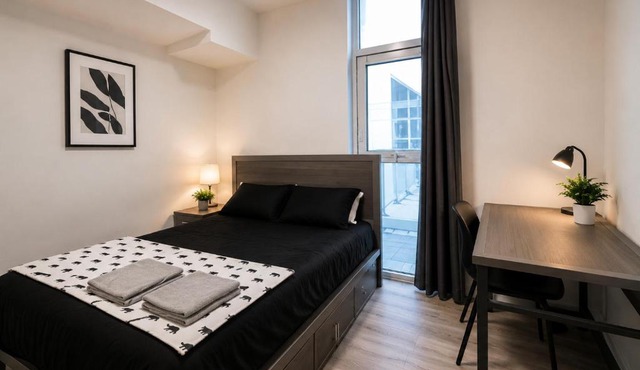 Modern 2BR Oasis Sleeps up to 6 with private balcony