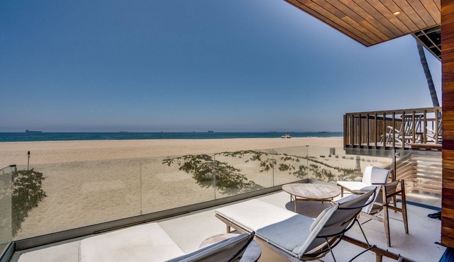 Modern Beach Front 4 Story Ocean and Sunset View Home