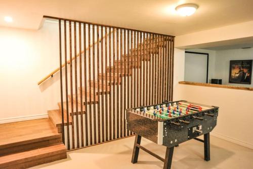 Modern Rustic Home with Wood Stove & Pool Table