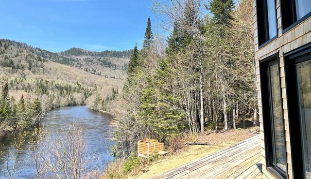 Modern w/ amazing view, sauna & 3 bedrooms cabin