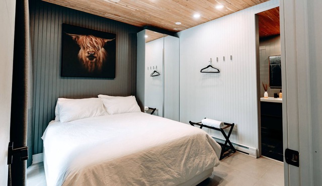 Moods Cabin, Modern cabin Mont-Tremblant with private outdoor
