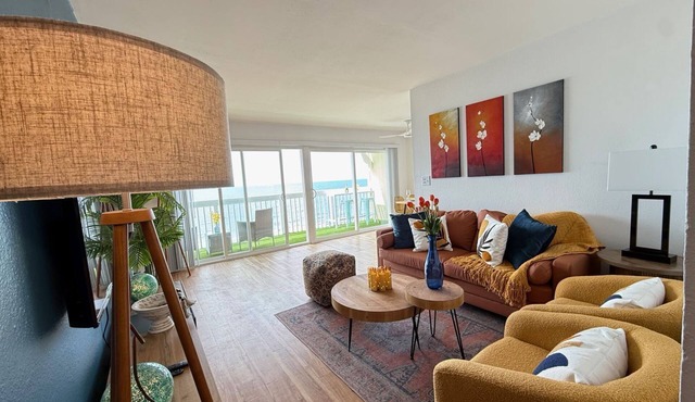 Oceanfront Escape - Steps to Beach - Stunning Views & Balcony