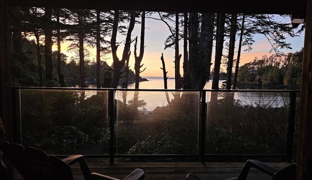 Private Sauna · Oceanfront Cabin w/Views! Steps to the Beach! ⎮Hidden Pearl