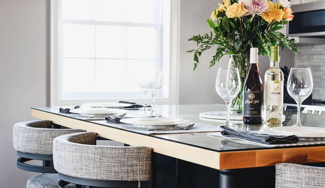 Red Haven Hideaway is a renovated barn nestled in the Niagara's wine country