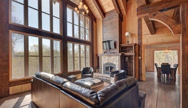 Rustic waterfront cottage