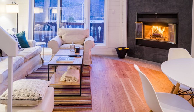 Scandinavian style 2BDR Mezzanine with Lake and Mountain View