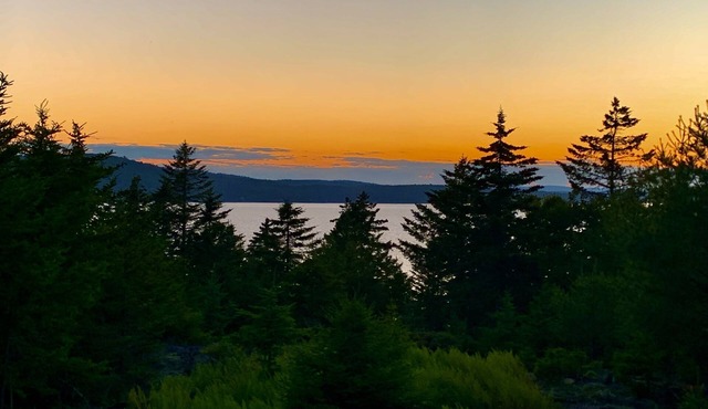 Secluded And Rustic Island Cabin On The Bold And Rocky Penobscot Bay Coast.