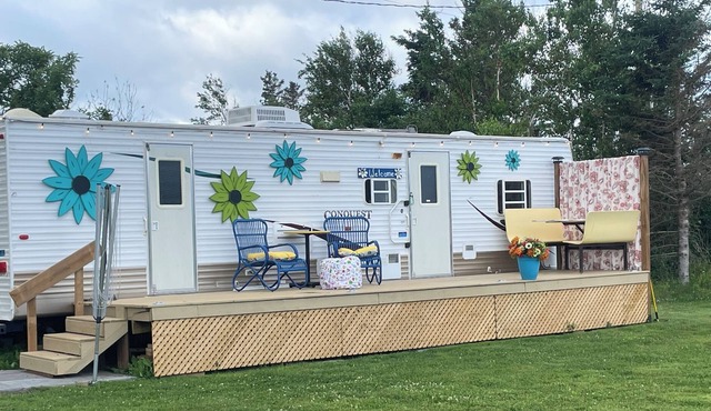“Serenity place” RV 35ft, 2 bedroom, quiet, close to the beach