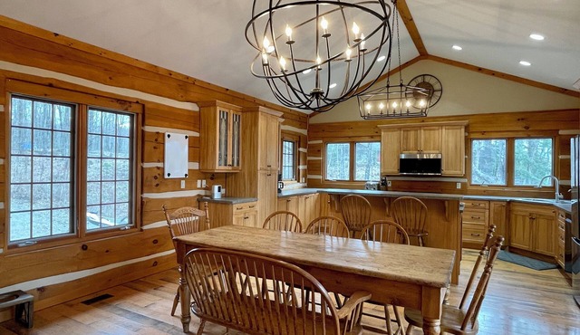 Shangri-Log: Cabin on Moose Lake with Sauna, Hot Tub, Dock