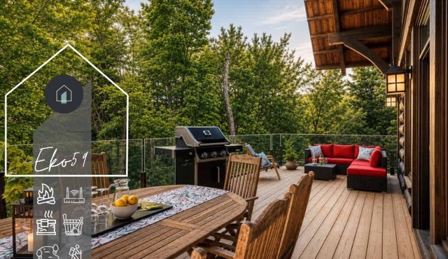 Signature Chalet | Spa, Sauna & Fireplace at Eko59