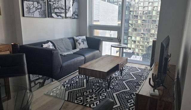 Skyline 1BR with Pool, Workspace and Fire Lounge