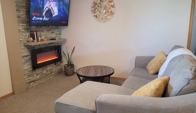 Southside Private Basement Suite W/King bed & Patio