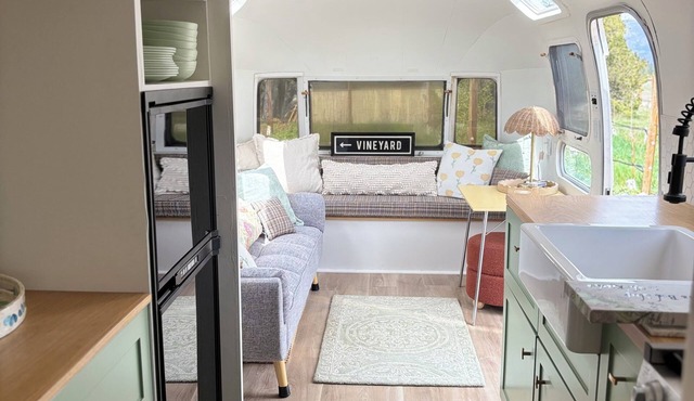 Summerland Vineyard Airstream – Wine Country Stay - Biking, Wine Tasting, Beachs