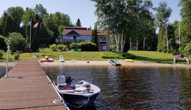 Superb luxury property with private beach