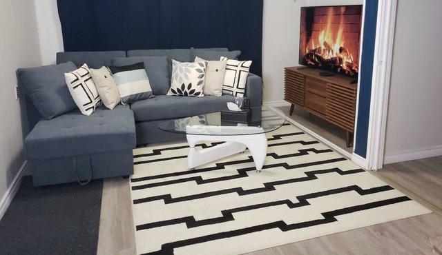 This Cozy entire apartment is located in a safe and friendly neighbourhood.