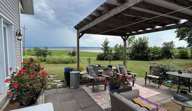 Tickle Rose- where farmland meets ocean, the views are spectacular and serene.