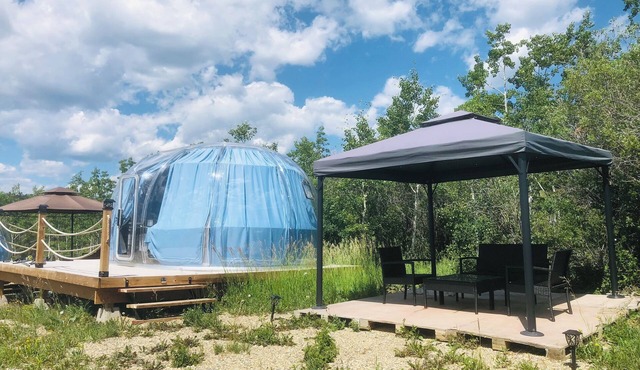 tnGlamping Dome 4 in ghost lake