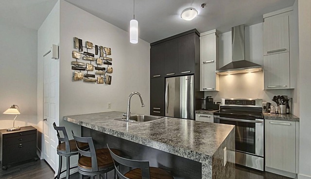Tranquil Haven: Fully-Furnished 3½ Condo with All-Inclusive Comforts