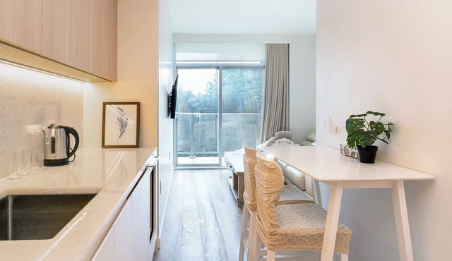 Vancouver cozy AC studio,free parking,close to YVR,Skytrain,UBC,hospital