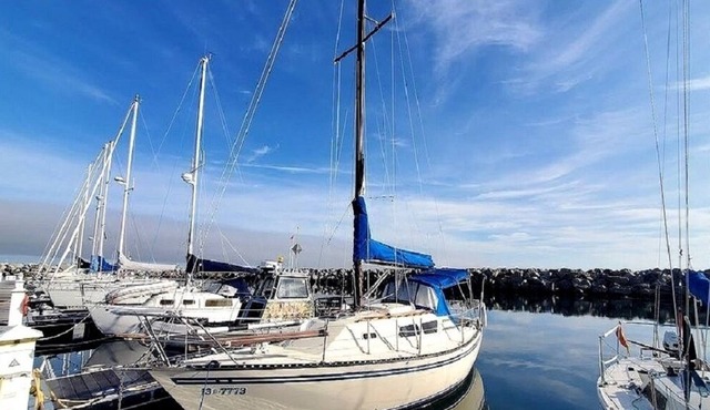 Voilier à la Marina Près de Tout