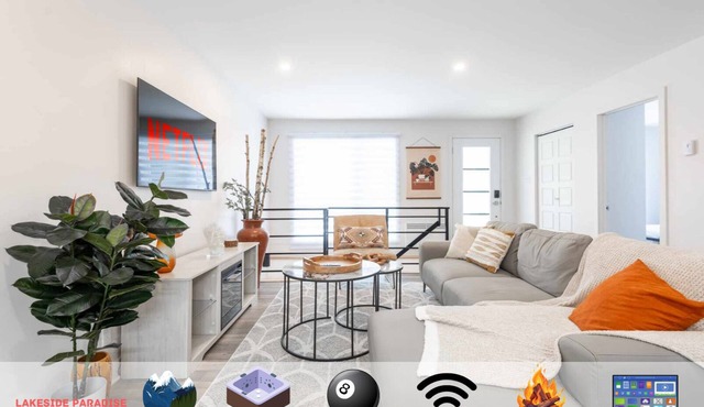 Vue sur Lac Spa Billard Wifi Smart TV 5 Chambres Lits King Cuisine+