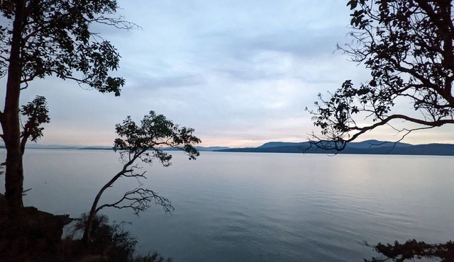 Waterfront Furnished Bell Tent on Pender Island - Rustic Charm & Serene Views