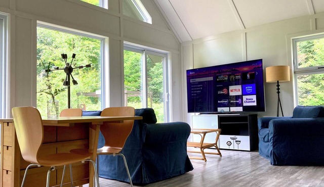 ZEN CHALET located in a peaceful setting not far from the ski slopes