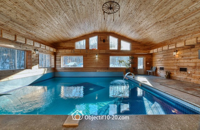 BEAVERS POND INSIDE POOL AND SAUNA