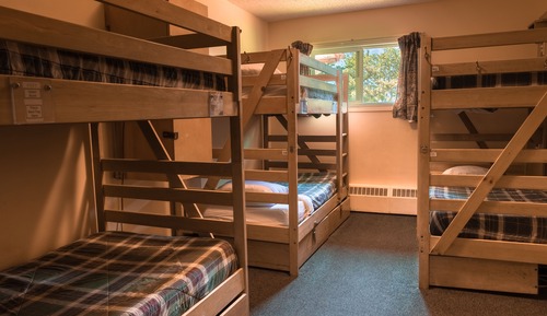 Bed in Six Person Mixed Dormitory Room, Shared Washroom