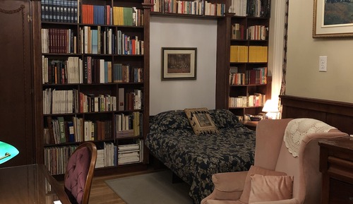 The Library, 1 Double Bed, Non-Smoking, Garden View