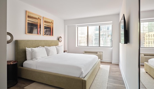Suite, 1 King Bed, Non Smoking, Balcony (Living Rm;w/ Sofabed,Full Kitchen)