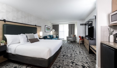 Deluxe Studio, 1 King Bed with Sofa bed