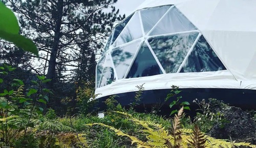 Rose-Aimée Dome - A romantic getaway with a private spa, accessible via a trail (5 min)